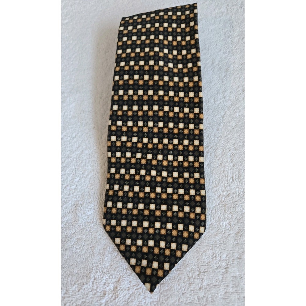 Kilburne And Finch Clothiers Mens 100% Silk Plaid Multicolor‎